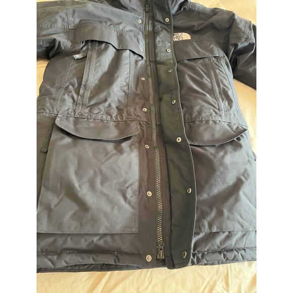 The north face McMurdo down Parka winter heavy jacket black hooded men’s small - Picture 3 of 9